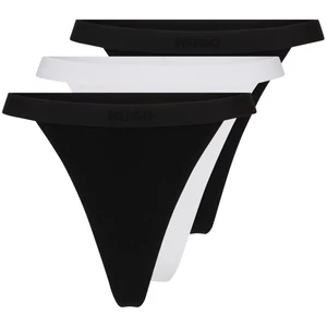 3PACK Hugo Boss women's thongs multicolor