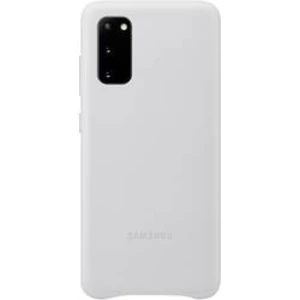 Ochranný kryt Leather Cover pro Samsung Galaxy S20, světle šedá