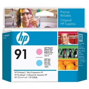 HP originálna tlačová hlava C9462A, HP 91, light cyan/light magenta, HP DesignJet Z6100