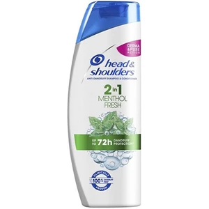 Head and Shoulders Šampón proti lupinám 2 v 1 Mentol Fresh (Anti-Dandruff Shampoo) 360 ml