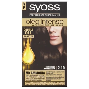 Syoss Oleo Intense permanentní barva na vlasy s olejem odstín 2-10 Black brown