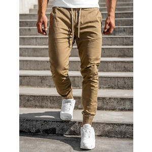 Pantaloni bărbați camel Bolf KA951