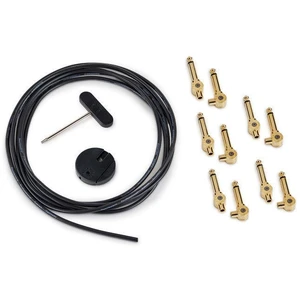 RockBoard PatchWorks Solderless SET Schwarz 6 m Gerade Klinke - Winkelklinke