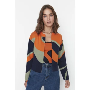 Trendyol Cardigan - Orange - Regular fit