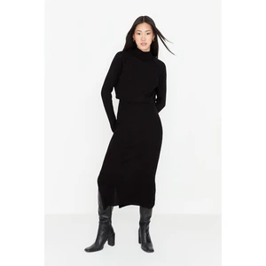 Dámske šaty Trendyol TWOAW23AU00170/Black