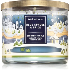 Bath & Body Works Blue Spruce & Spice vonná svíčka 411 g