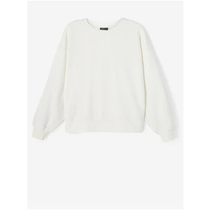 White Girl Oversize Sweatshirt name it Dute - Girls