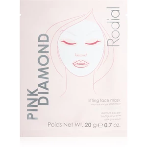 Rodial Pink Diamond Lifting Face Mask liftingová plátýnková maska na obličej 4x1 ks