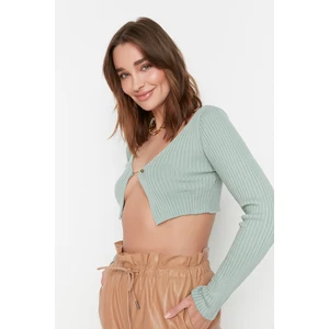 Trendyol Cardigan - Green - Slim fit