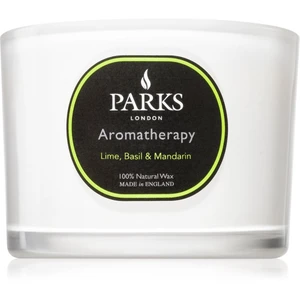 Parks London Aromatherapy Lime, Basil & Mandarin vonná svíčka 80 g