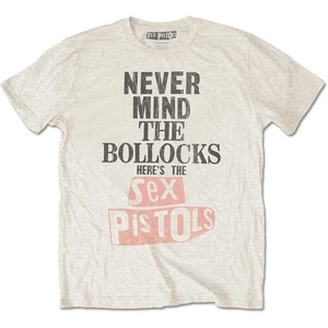 Sex Pistols T-shirt Bollocks Distressed Crème-Natural 2XL