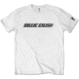 Billie Eilish T-shirt Racer Logo Blanc M