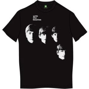 The Beatles Koszulka Premium Czarny-Graficzny M