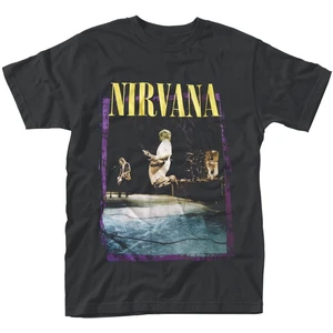 Nirvana Tricou Stage Jump Negru L