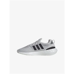 Světle šedé dámské boty adidas Originals Swift Run 22 - Dámské