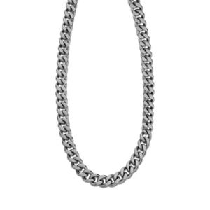 Lotus Style Elegantní ocelový náhrdelník pro muže Men in Black LS2061-1/1