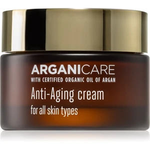 Arganicare Anti-Aging ochranný krém proti starnutiu pleti pre všetky typy pleti 50 ml