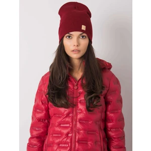 Burgundy hat