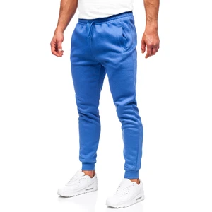 Pantaloni de trening bărbați albastru Bolf CK01