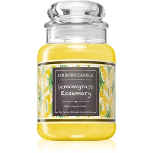 Country Candle Farmstand Lemongrass & Rosemary vonná svíčka 680 g