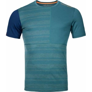 Ortovox Termoprádlo 185 Rock'N'Wool Short Sleeve M Pacific Green L