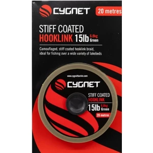 Cygnet návazcová šňůra stiff coated hooklink 20 m - 35 lb 15,9 kg