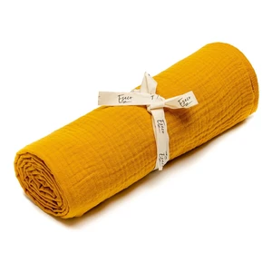 Eseco Muslin Bath Towel Mustard osuška 100x120 cm