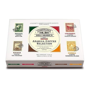 CORSINI Arabica Coffee Selection Paper Gift mlétá káva 4x 125 g