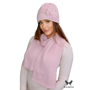Set da donna Kamea Kamea_Set_Hat&Scarf_K.22.207.09_Pink