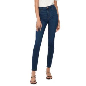 Jacqueline de Yong Dámské džíny JDYTULGA Skinny Fit 15266427 Dark Blue Denim XS/32