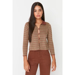 Trendyol Cardigan - Brown - Regular fit