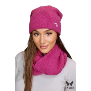 Dámský set Kamea Kamea_Set_Hat&Chimney_K.22.249.30_Pink