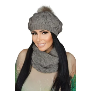Set da donna Kamea Kamea_Set_Hat&Chimney_K.22.202.19_Khaki