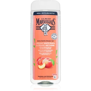 Le Petit Marseillais White Peach & Nectarine Bio jemný sprchový gel 400 ml