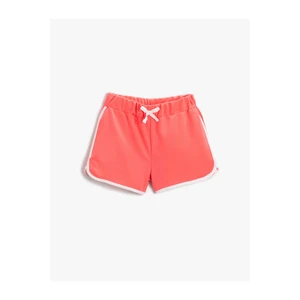 Koton Bow Striped Shorts Cotton