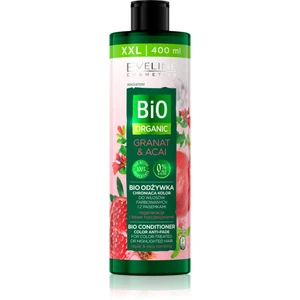 Eveline Cosmetics Bio Organic Granat & Acai regenerační kondicionér pro barvené a melírované vlasy 400 ml