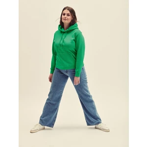 Zielona  bluza z kapturem Hooded Sweat Fruit of the Loom