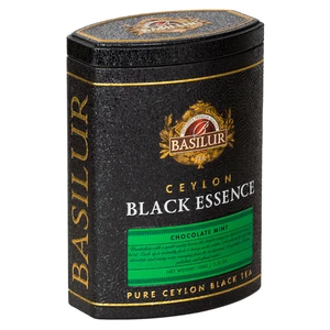 Čaj BASILUR Black Essence Chocolate Mint dóza 100g