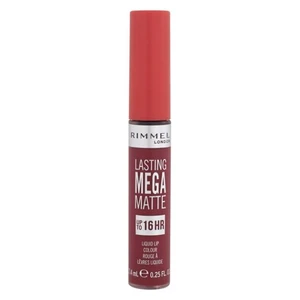 Rimmel Lasting Mega Matte lehká tekutá matná rtěnka 16h odstín Ruby Passion 7,4 ml