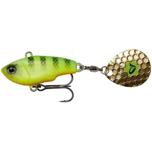 Savage gear třpytka fat tail spin sinking firetiger - 5,5 cm 9 g