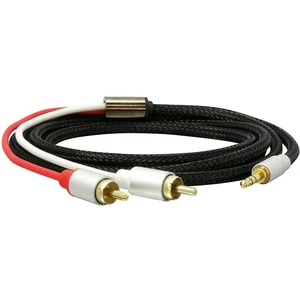 Cinch audio adaptér Dynavox 207384, černá