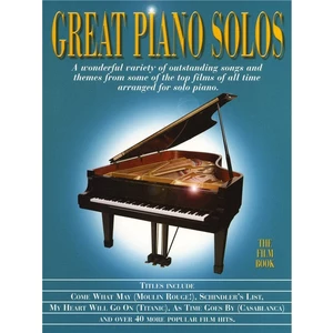 Music Sales Great Piano Solos - The Film Book Partituri