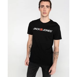 Jack & Jones Black T-shirt with Print & Jones