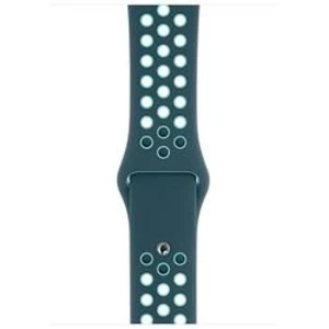 Apple Watch 44mm Midnight Turquoise/Aurora Green Nike Sport Band-Regular