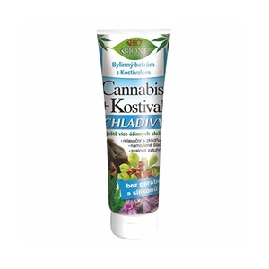 Bione Cosmetics Bylinný balzám s Kostivalem chladivý Cannabis 200 ml