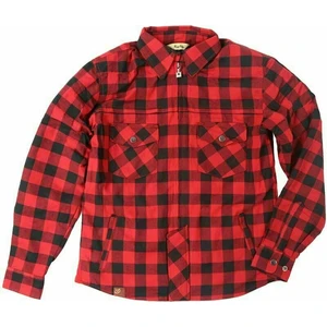 Rusty Pistons RPSWM46 Rixby Men Rosso-Nero XL Camicia in kevlar