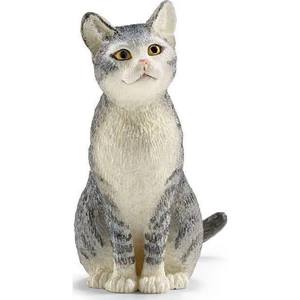 Schleich Mačka domáca sediaci