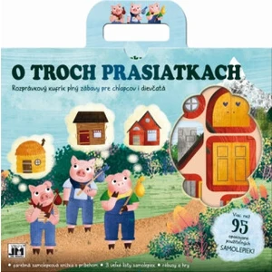 O troch prasiatkach - zábavný kufrík [Papírenské zboží]