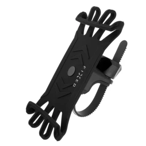 Silikonový držák mobilního telefonu na kolo FIXED Bikee, černá