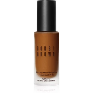 Bobbi Brown Skin Long-Wear Weightless Foundation dlouhotrvající make-up SPF 15 odstín Warm Almond (W-086) 30 ml